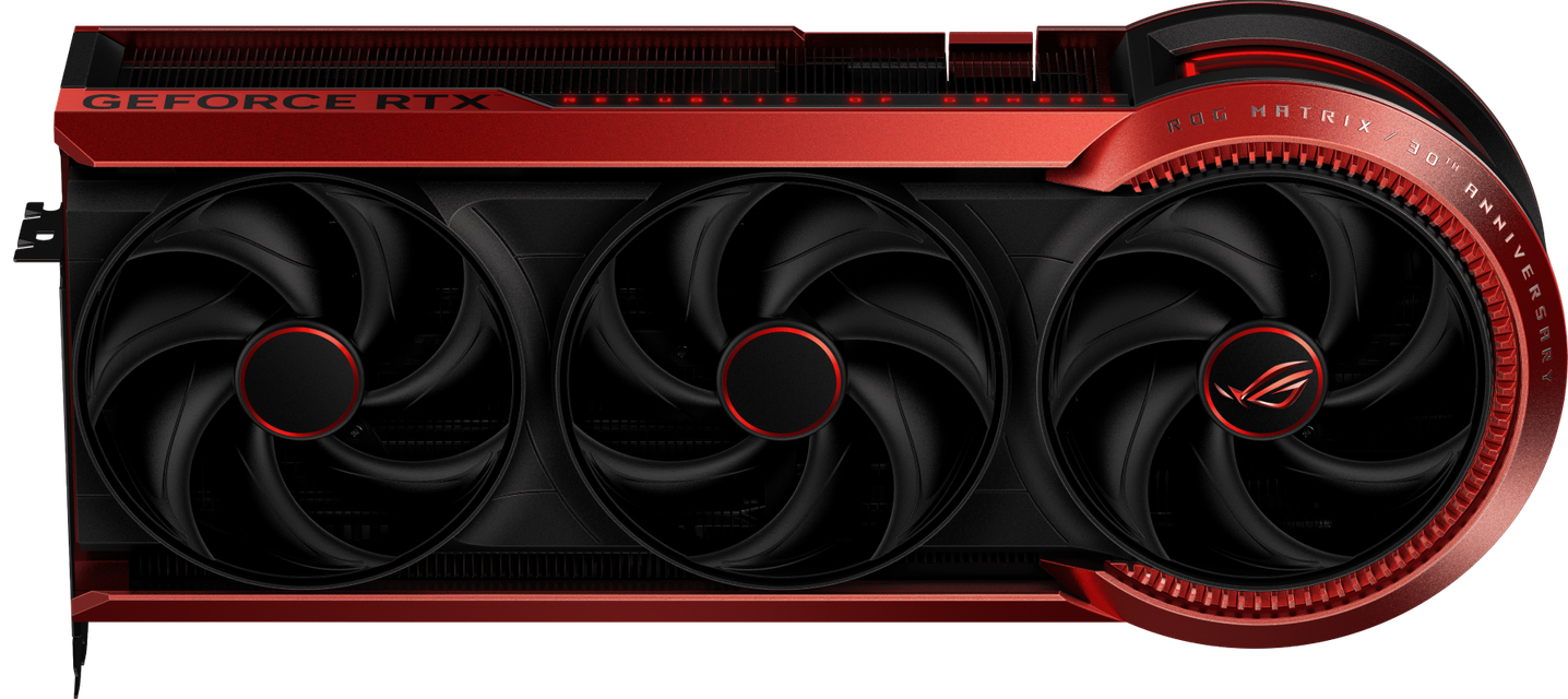 ROG Matrix GeForce RTX 5090 - ASUS Graphics Card 30th Anniversary Edition_Front